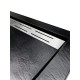 Душевой поддон с сифоном WeltWasser TRS 10080 STONE-BL Черный 1000х800х30 мм 