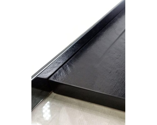 Душевой поддон с сифоном  WeltWasser TRS 12090 STONE-BL Черный 1200х900х30 мм 