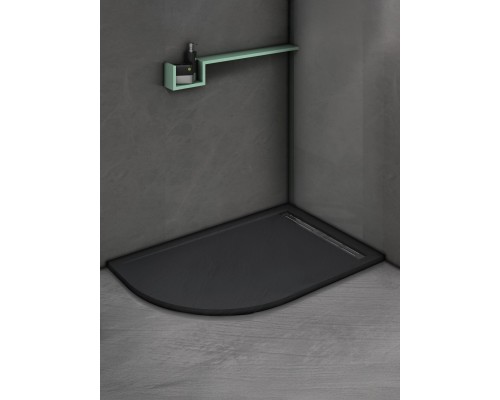  Экран для поддона полукруглый WW SKR12090-BL L/R 1180х780х100 мм