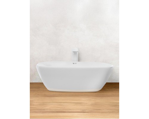 Раковина накладная WeltWasser WW ELBACH 2076 430x430x135 санфаянс белый глянец