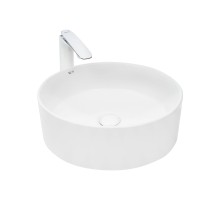 WW ELBACH 3069 Раковина накладная 470х470х165 белый глянец