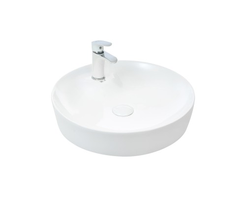 WW ELBACH 3204 Раковина накладная 460х460х100 белый глянец