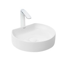 WW ELBACH 3041 Раковина накладная 400х350х100 белый глянец