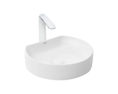 WW ELBACH 3041 Раковина накладная 400х350х100 белый глянец