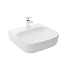 WW ELBACH 2237 Раковина накладная 495х445х150 санфаянс белый глянец
