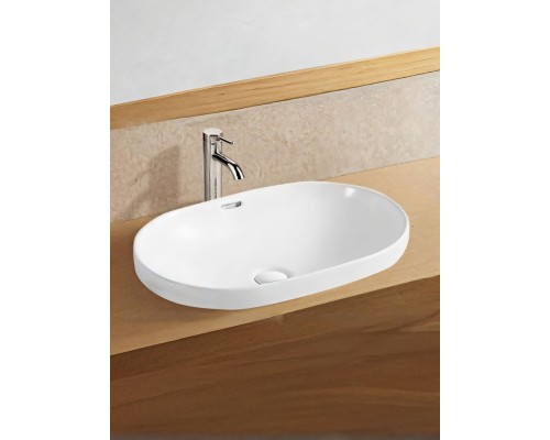 WW DEILBACH 4028 Раковина врезная 590х400х170 белый глянец