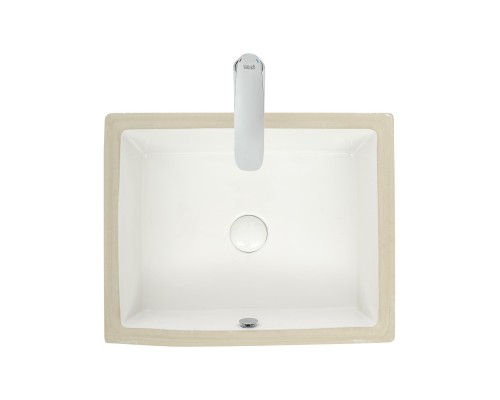 WW DEILBACH 6068 Раковина врезная 495х390х170 санфаянс белый глянец
