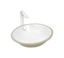 WW DEILBACH 6028 Раковина врезная 430х430х165 санфаянс белый глянец