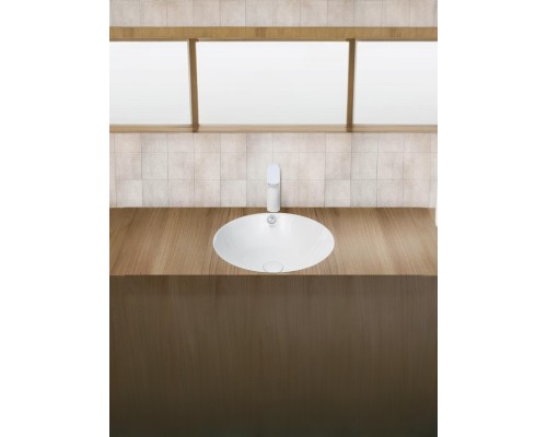 WW DEILBACH 6028 Раковина врезная 430х430х165 санфаянс белый глянец