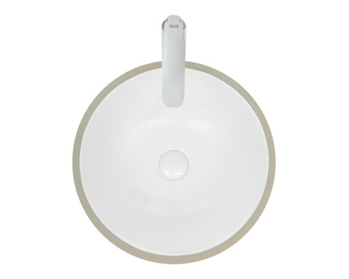 WW DEILBACH 6028 Раковина врезная 430х430х165 санфаянс белый глянец