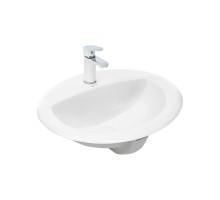 WW DEILBACH 6001 Раковина врезная 510х425х180 белый глянец
