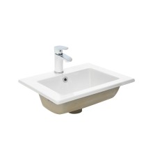 WW DEILBACH 6037 Раковина врезная 420х420х1700 белый глянец