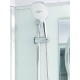 Душевая кабина Weltwasser  Emmer 110x110 см – с поддоном, стекло прозрачное, профиль хром матовый