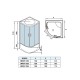 Душевая кабина Weltwasser  Emmer 110x110 см – с поддоном, стекло прозрачное, профиль хром матовый