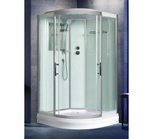 Душевая кабина Weltwasser  Emmer 120x120 см – с поддоном, стекло прозрачное, профиль хром матовый