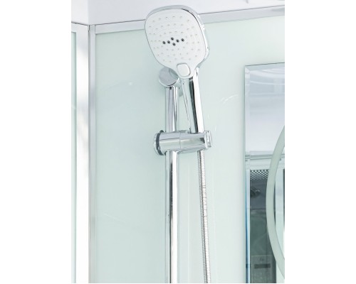 Душевая кабина Weltwasser  Emmer 120x120 см – с поддоном, стекло прозрачное, профиль хром матовый
