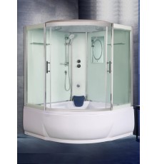 Душевая кабина Weltwasser  Emmer 150x150 см – с поддоном, глубокий поддон, стекло прозрачное, профиль хром матовый