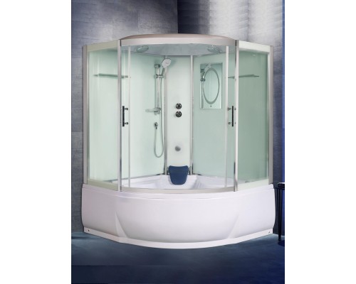 Душевая кабина Weltwasser  Emmer 150x150 см – с поддоном, глубокий поддон, стекло прозрачное, профиль хром матовый