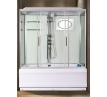 Душевая кабина Weltwasser  Emmer 150x85 см – с поддоном, глубокий поддон, стекло прозрачное, профиль хром матовый