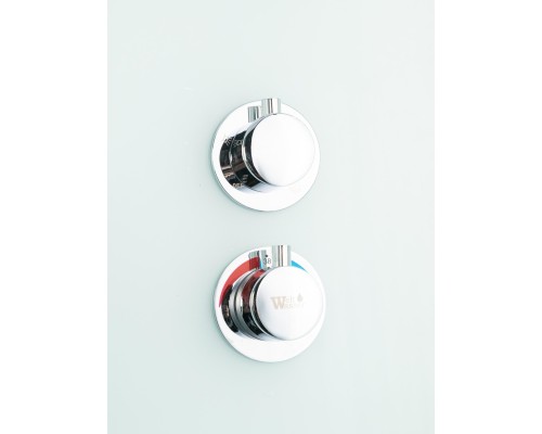 Душевая кабина Weltwasser  Emmer 150x85 см – с поддоном, глубокий поддон, стекло прозрачное, профиль хром матовый