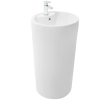 WW LEERBACH 4646 GL-WT Раковина напольная. 460х460х830 мм белый глянец