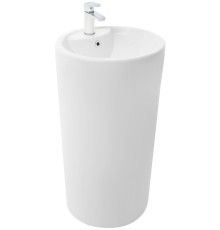 WW LEERBACH 4646 GL-WT Раковина напольная. 460х460х830 мм белый глянец