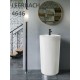 WW LEERBACH 4646 GL-WT Раковина напольная. 460х460х830 мм белый глянец