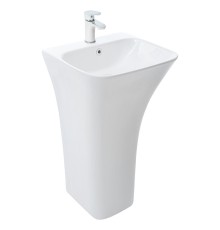 WW LEERBACH 4543 GL-WT Раковина напольная. 450х435х835 мм