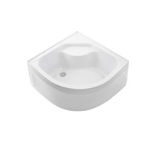 Ванна акриловая WEMOR 110x110x55 см полукруглый акрил высота 55 см