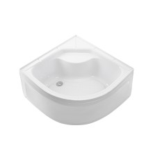 Ванна акриловая WEMOR 110x110x55 см полукруглый акрил высота 55 см