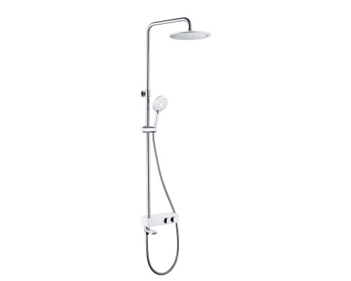 Душевая система WeltWasser механическая хром/черный DP 1020 BL I 10000005719