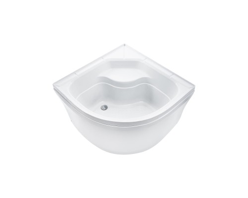 Душевая кабина River DUNAY XL 90x90 см – асимметричная, матовое стекло, профиль хром матовый