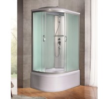 Душевая кабина River NARA XL 110x80 см – асимметричная, матовое стекло, профиль хром матовый, правая