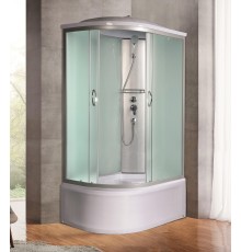 Душевая кабина River NARA XL 110x80 см – асимметричная, матовое стекло, профиль хром матовый, правая