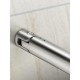 WW400  50G+30G Душевое ограждение. (500+300)Х1850 мм стекло прозрачное , профиль хром