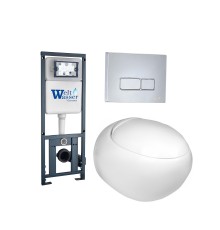 Наборы инсталляций+унитаз подвесной+кнопка MARBERG 410 + JECKENBACH 004 GL-WT + MAR 410 SE-CR (арт. 10000006478)