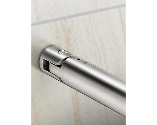 WW400  60G+30G Душевое ограждение. (600+300)Х1850 мм стекло прозрачное , профиль хром