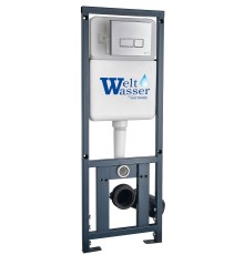 WW MARBERG 410 SE CR Инсталляция для унитаза. Квадратная кнопка