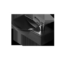 WW AISBACH 7940 MT-BL R Раковина подвесная (матовая черная) 400х220х120 мм