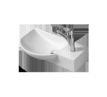 WW AISBACH 7950 GL-WT R Раковина подвесная (глянцевая белая) 505х235х125 мм