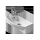 WW AISBACH 7946 GL-WT L Раковина подвесная (глянцевая белая) 455х220х130 мм