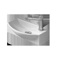 WW AISBACH 7946 GL-WT R Раковина подвесная (глянцевая белая) 455х220х130 мм