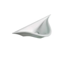 WW AISBACH 78205 GL-WT Раковина накладная (глянцевая белая) 575х310х130 мм белый глянец