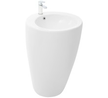 WW LEERBACH 4949 GL-WT Раковина напольная. 490х490х820 мм белый глянец
