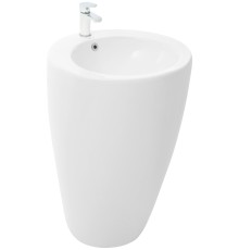 WW LEERBACH 4949 GL-WT Раковина напольная. 490х490х820 мм белый глянец