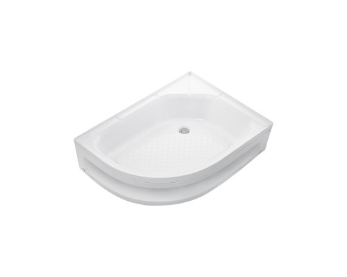 Душевая кабина River NARA 90x80 см – асимметричная, матовое стекло, профиль хром матовый, без крыши, правая