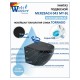 WW MERZBACH 043 MT-BL Унитаз подвесной с сиденьем микролифт, черный матовый