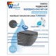 WW MERZBACH 043 MT-GR Унитаз подвесной серый матовый смыв торнадо с сиденьем микролифт 