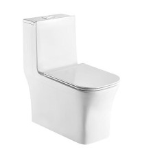WW GLANBACH 001 GL-WT Унитаз моноблок, белый глянцевый