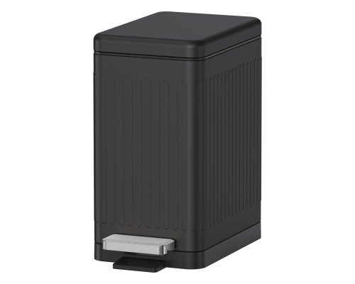 WW MAGY BL  6L Педальное ведро. Черный матовый